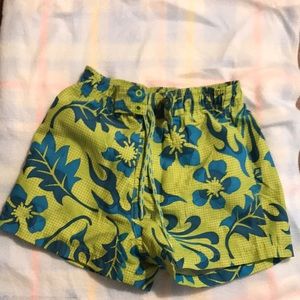 Gently Used-Hawaiian Print Boys Bathing Suit